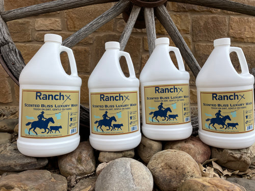 Ranchx premium laundry detergent 1 gallon 4-pack best value bulk set