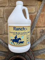Ranchx premium laundry detergent 1 gallon jug with Western design